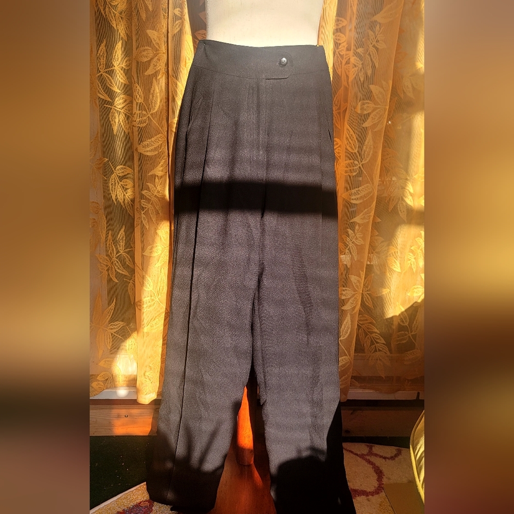 🖤 Vintage Sunny Names Black Dress Pants – Size 4 Classic vintage black trousers